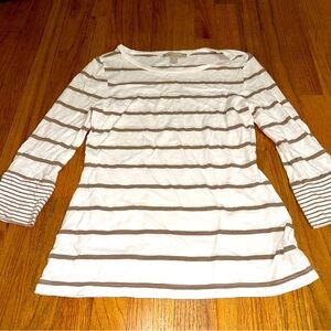 Banana Republic stripes lightweight top